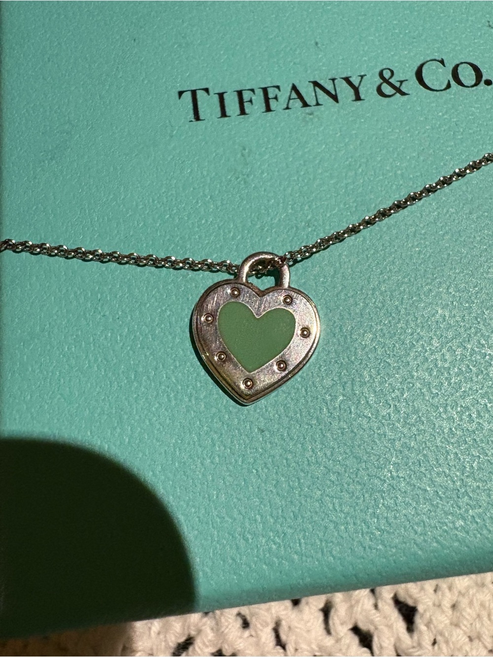 Authentic Return to Tiffany
& Co. Sterling Silver
Necklace